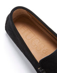 Driving Loafers, black suede
