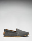 Tyre Sole Espadrilles, charcoal suede