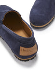 Tyre Sole Espadrilles, navy blue suede