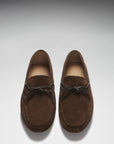 Laced Driving Loafers, brown suede