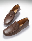 Penny Driving Loafers, brown leather