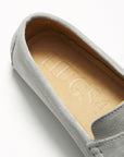 Penny Driving Loafers, dove grey suede
