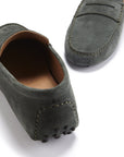 Penny Driving Loafers, racing green suede