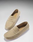 Penny Driving Loafers, taupe suede