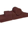 MeowBaby® Bearly Shape Set with 4 Elements - Brown