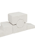 MeowBaby® Bearly Shape Set with 5 Elements - Ecru