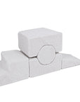 MeowBaby® Bearly Shape Set with 5 Elements - White