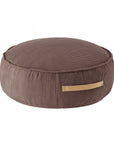 MeowBaby® Corduroy Pouf Round – Brown
