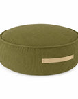 MeowBaby® Corduroy Pouf Round – Lime