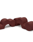 MeowBaby® Foam Flower Shape Set, 3 Elements, Bearly Dark Brown