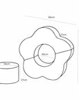 MeowBaby® Foam Flower Shape Set, 3 Elements, Bearly Off White