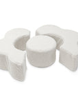 MeowBaby® Foam Flower Shape Set, 3 Elements, Bearly Off White