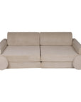 MeowBaby® Large Slimcord Premium Sofa - Ecru
