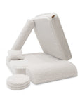 MeowBaby® Modular Children's Chair - 5 Elements, Bearly Off-White