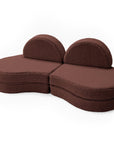 MeowBaby® Modular Sofa Coccolo for Kids – 6 Piece, Bearly Brown