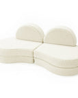 MeowBaby® Modular Sofa Coccolo for Kids – 6 Piece, Bearly Cream