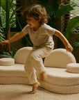 Modular Kids Sofa Coccolo in Bearly Off White