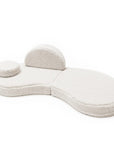 MeowBaby® Modular Sofa Coccolo for Kids – 6 Piece, Bearly Off-White