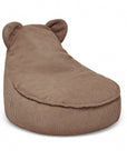 Brown Slimcord Teddy Bean Bag Chair