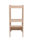 MeowBaby Wooden Kitchen Helper for Children - Natural