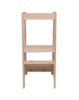 Natural Wooden Kitchen Helper Stool for Children