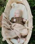 Merino Wool Baby Blanket Love