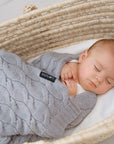 100% Natural Merino Wool Baby Blanket - Soft, Hypoallergenic & Thermoregulating - OEKO-TEX Certified by Lullalove UK at brixbailey.com