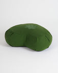 Yoga Studio GOTS Organic Cotton Crescent Lotus Zafu Buckwheat Cushion