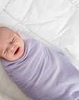 Soft & Breathable Bamboo Swaddle Blanket - Hypoallergenic, Anti-Bacterial & UV Resistant for Baby Comfort by Lullalove UK at brixbailey.com
