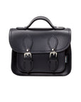 Handmade Leather Micro Satchel - Black