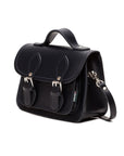 Handmade Leather Micro Satchel - Black