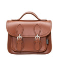 Handmade Leather Micro Satchel - Chestnut