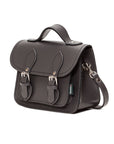 Handmade Leather Micro Satchel - Graphite