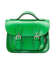 Handmade Leather Micro Satchel - Green