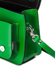 Handmade Leather Micro Satchel - Green