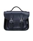 Handmade Leather Micro Satchel - Navy
