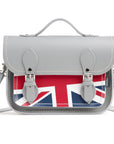 Union Jack Midi Satchel - Ghost Grey