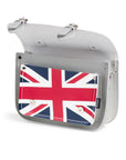 Union Jack Midi Satchel - Ghost Grey