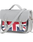 Union Jack Midi Satchel - Ghost Grey