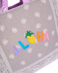 LEO Quilted Maxi Tote Çanta - ALOHA