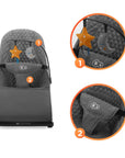 MIMI Baby Bouncer-Rocker – Soothes & Supports Natural Posture by Kinderkraft at www.brixbailey.com