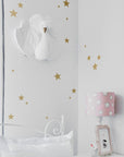 Gold Star Wall Stickers for Children's Rooms
