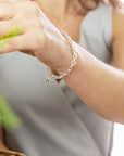Mini Lifetime Silver Star Charm Bracelet