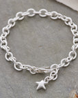 Mini Lifetime Silver Star Charm Bracelet