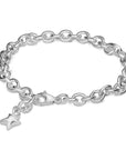 Mini Lifetime Silver Star Charm Bracelet