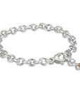 Mini Lifetime Rose Gold Heart Charm Bracelet