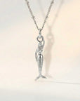 Mini Mermaid Silver Necklace - Zennor