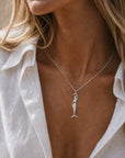 Mini Mermaid Silver Necklace - Zennor