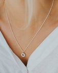 Mini Silver Barnacle Necklace