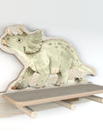 Mini Dinosaur Wall Shelf for Kids Room